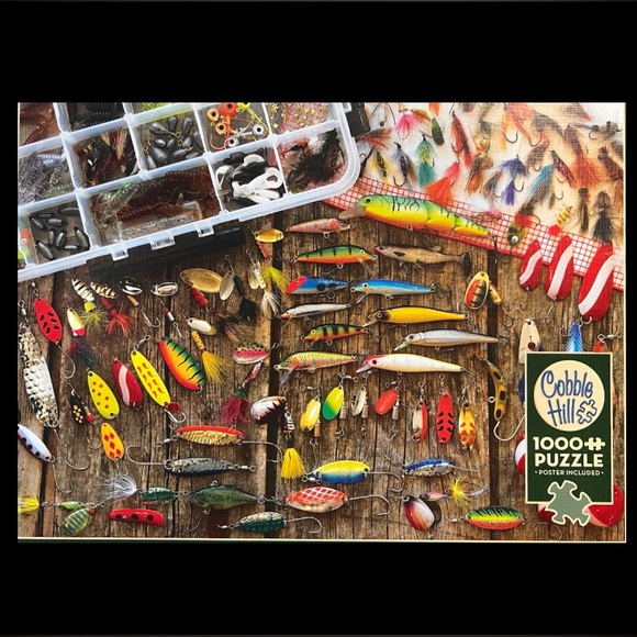 Cobble Hill Games Cobble Hill Fishing Lures 00 Piece Jigsaw Puzzle